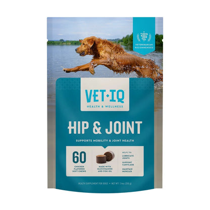 (3 Pack)  Hip & Joint Supplement for Dogs, Chicken Flavored Soft Chews, 7.4 Oz, 60 Count